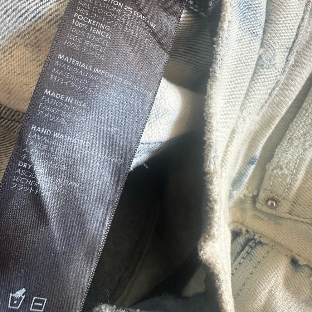 Amiri thrasher acid wash white cloud skinny jeans sz 32 - Picture 8 of 10